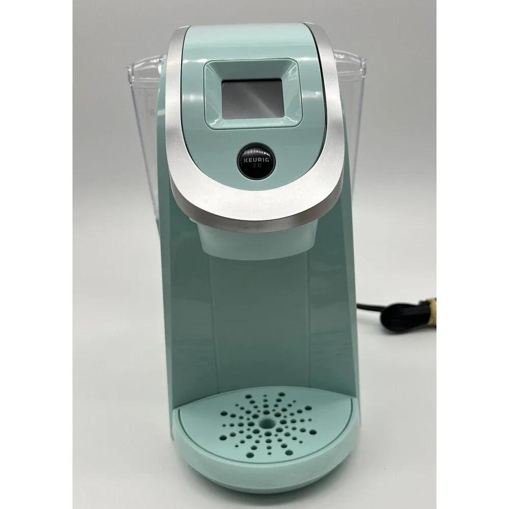 Keurig 2.0 K200 Single Serve Coffee Maker Brewer Turquoise Model K2.0-200 Tested